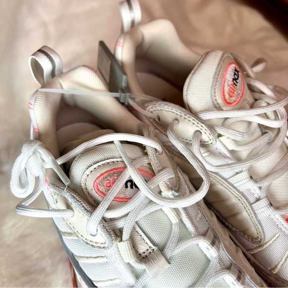 NEW Nike Air Max 98 "Rose Gold" sneakers pink and white leather metallic shoes - Picture 5 of 13